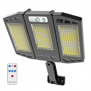 Spot solaire 384 smd LED Détecteur mouvement télécommande...