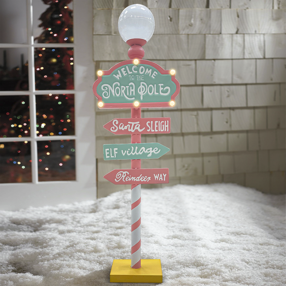 Plaque d'adresse Père Noël 436016 Candy...