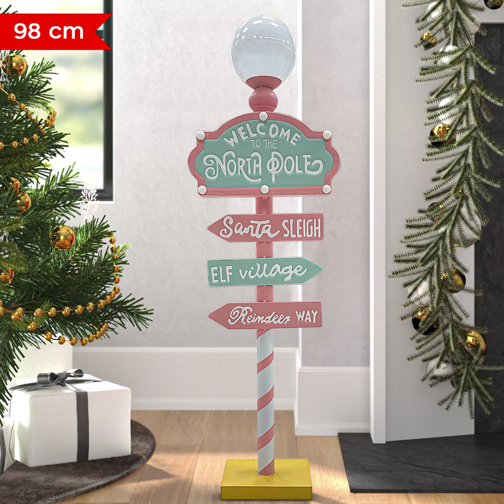 Plaque d'adresse Père Noël 436016 Candy...