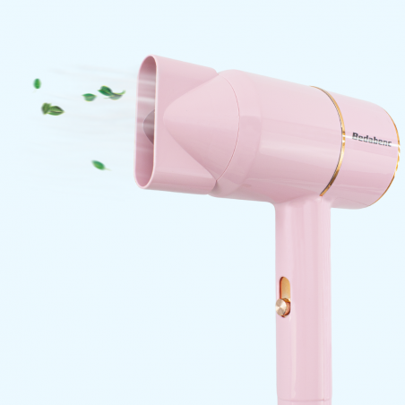 Mini Sèche Cheveux Voyage 1000W 12x20 cm Silencieux Phon 3 Températures