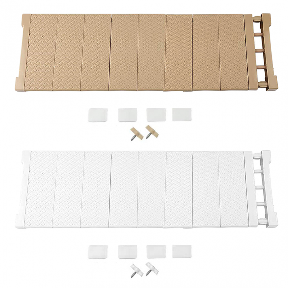 Étagère extensible pour armoires 35x72,5 cm étagère télescopique pour meubles