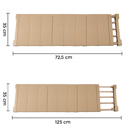Étagère extensible pour armoires 35x72,5 cm étagère télescopique pour meubles