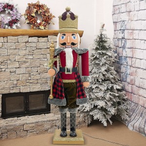 Casse-Noisette Soldat 392075 Rouge écossais 160Hcm... 2
