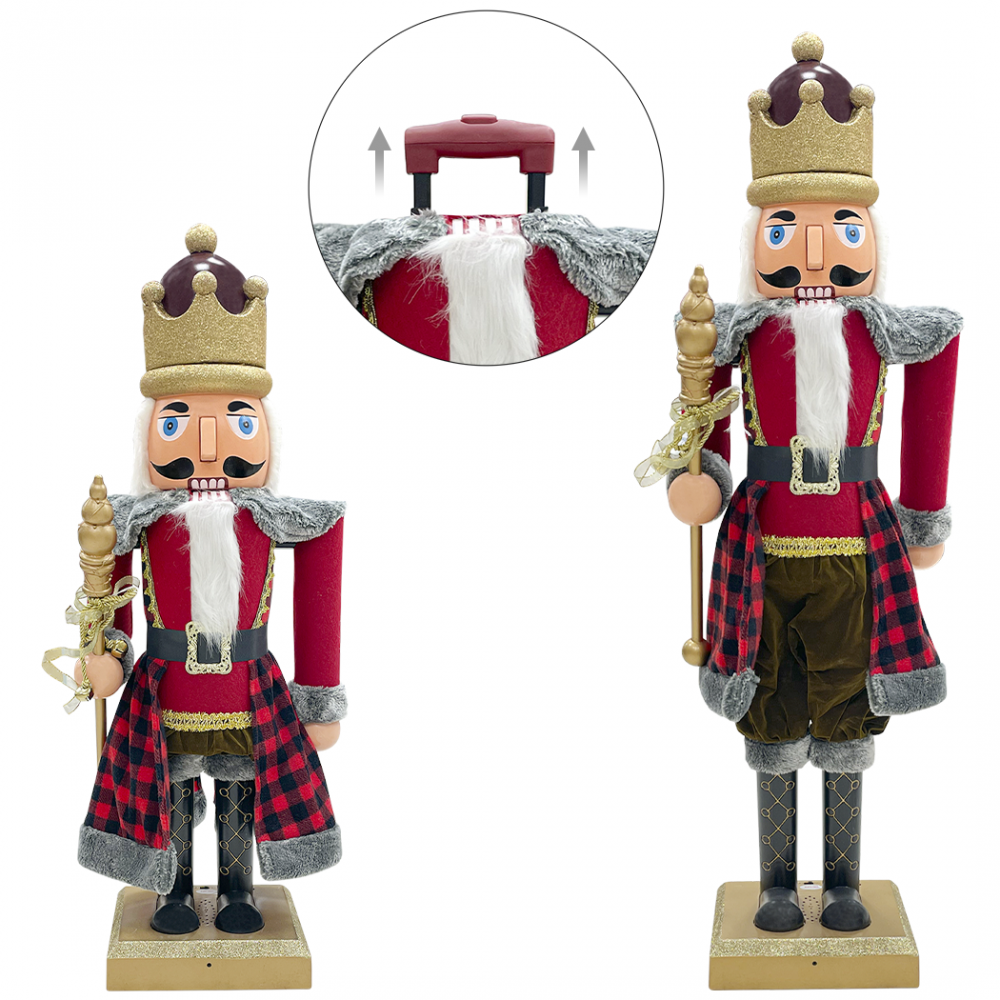 Casse-Noisette Soldat 392075 Rouge écossais...