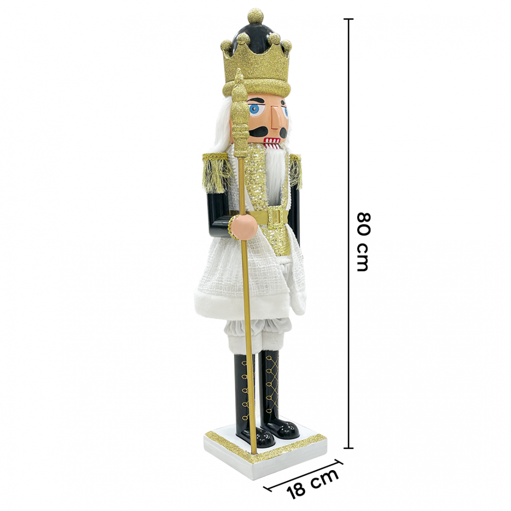 Casse-Noisette Soldat 392084 Soldat Noir 80H cm...