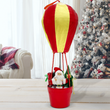 Ballon Père Noël 392020 Décorations de Noël 60H cm avec lumières et sons