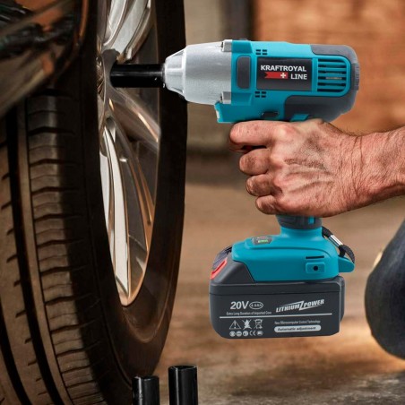 KRAFTROYAL POB-280 LED Pistolet tournevis portable alimenté par batterie