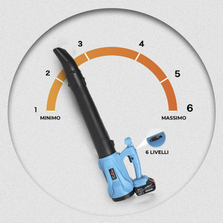 Souffleur à batterie KRAFTROYAL QOF3011 souffleur portable rechargeable 26V