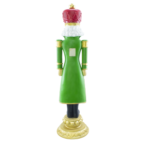 Casse-noisette de Noël soldat vert H117cm 436026... 2
