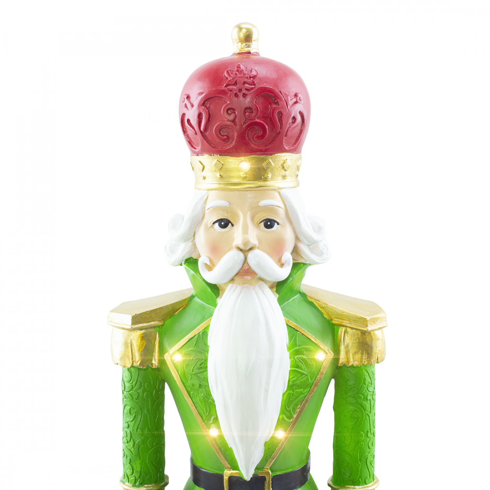 Casse-noisette de Noël soldat vert H71cm 436024...