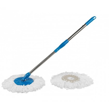 Balais + Seau (360 pivotant) avec poignée extensible Magic Mop LIFETIME CLEAN 53922- Balais + Seau (360 pivotant) avec poignée extensible Magic Mop LIFETIME CLEAN 53922-
