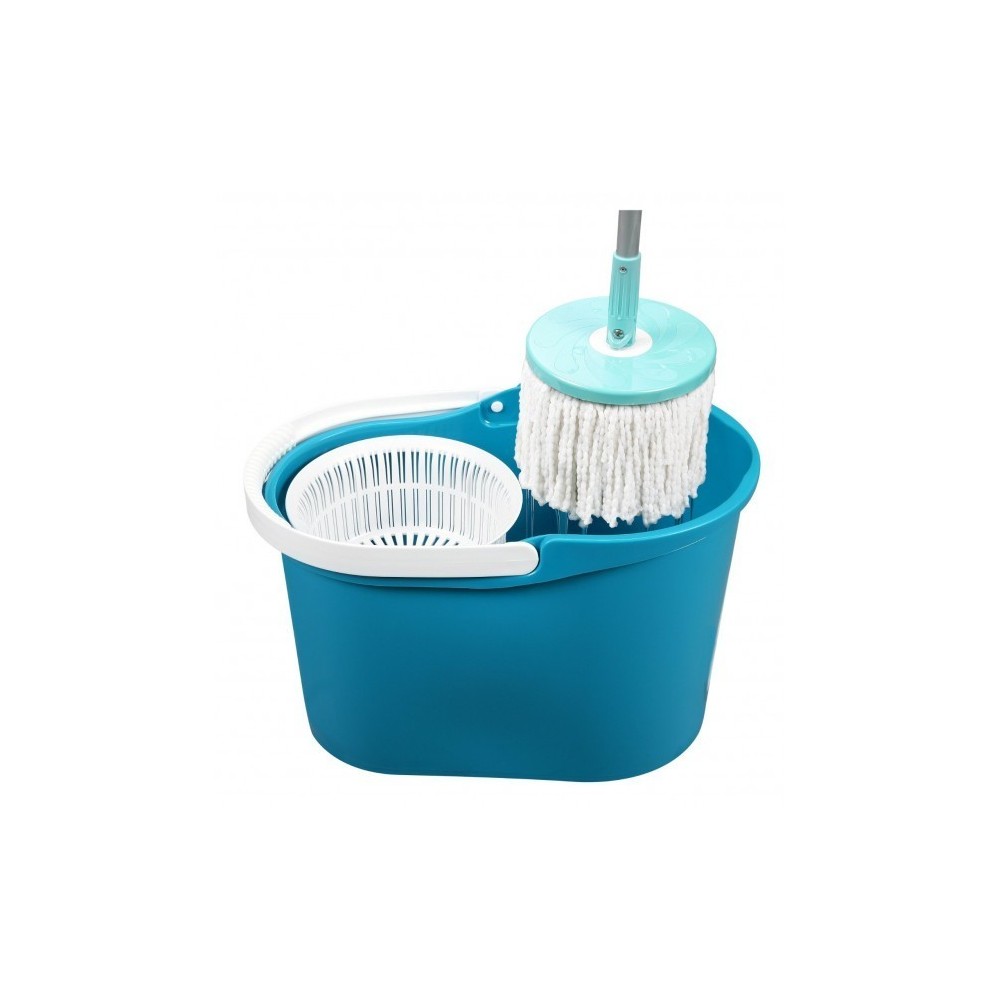 Balais + Seau (360 pivotant) avec poignée extensible Magic Mop LIFETIME CLEAN 53922-