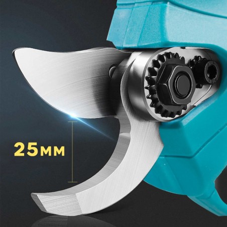 Sécateur électrique KRAFTROYAL YOD-5016 avec 2 batteries 26V Coupe 25mm