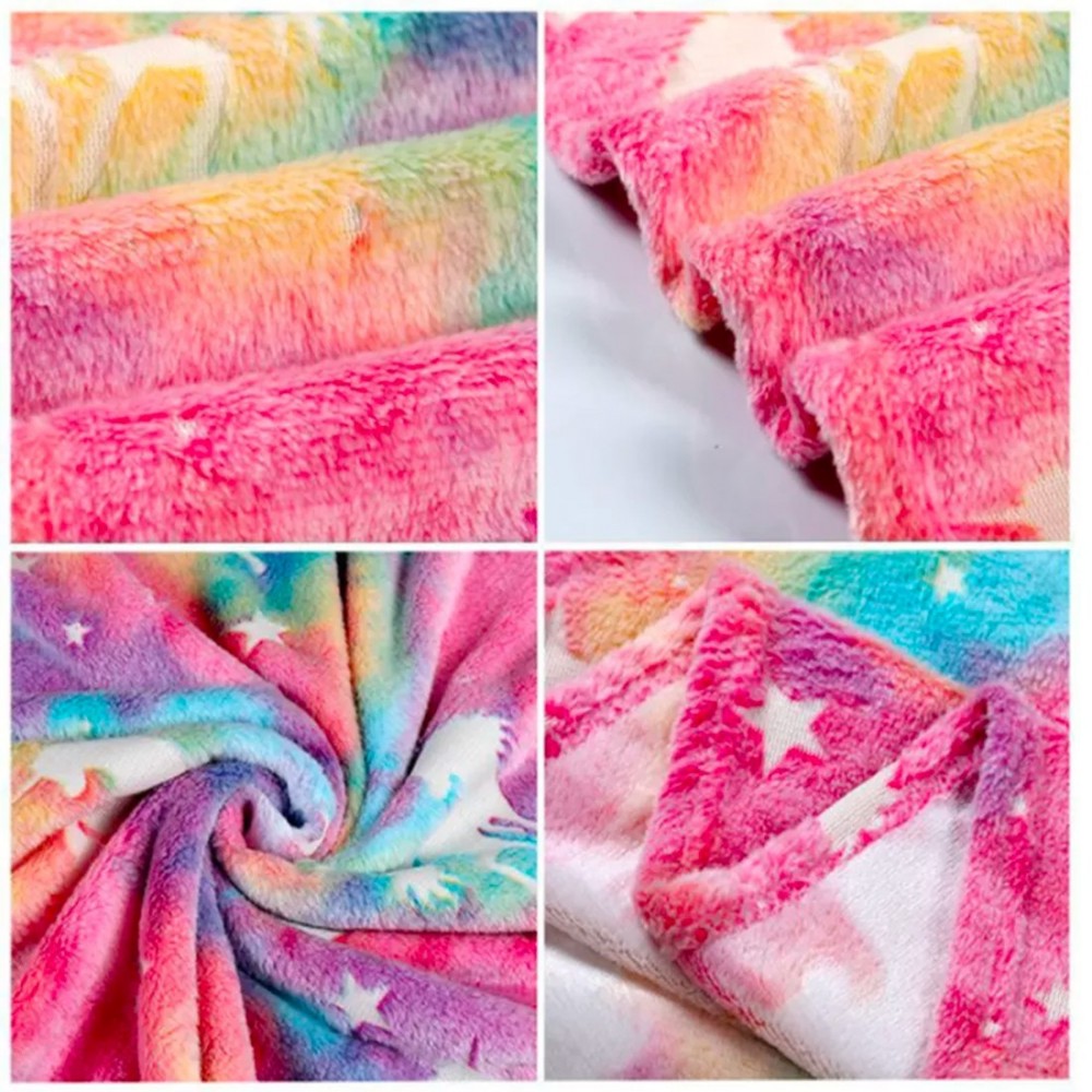 Couverture douce magique enfants étoiles...