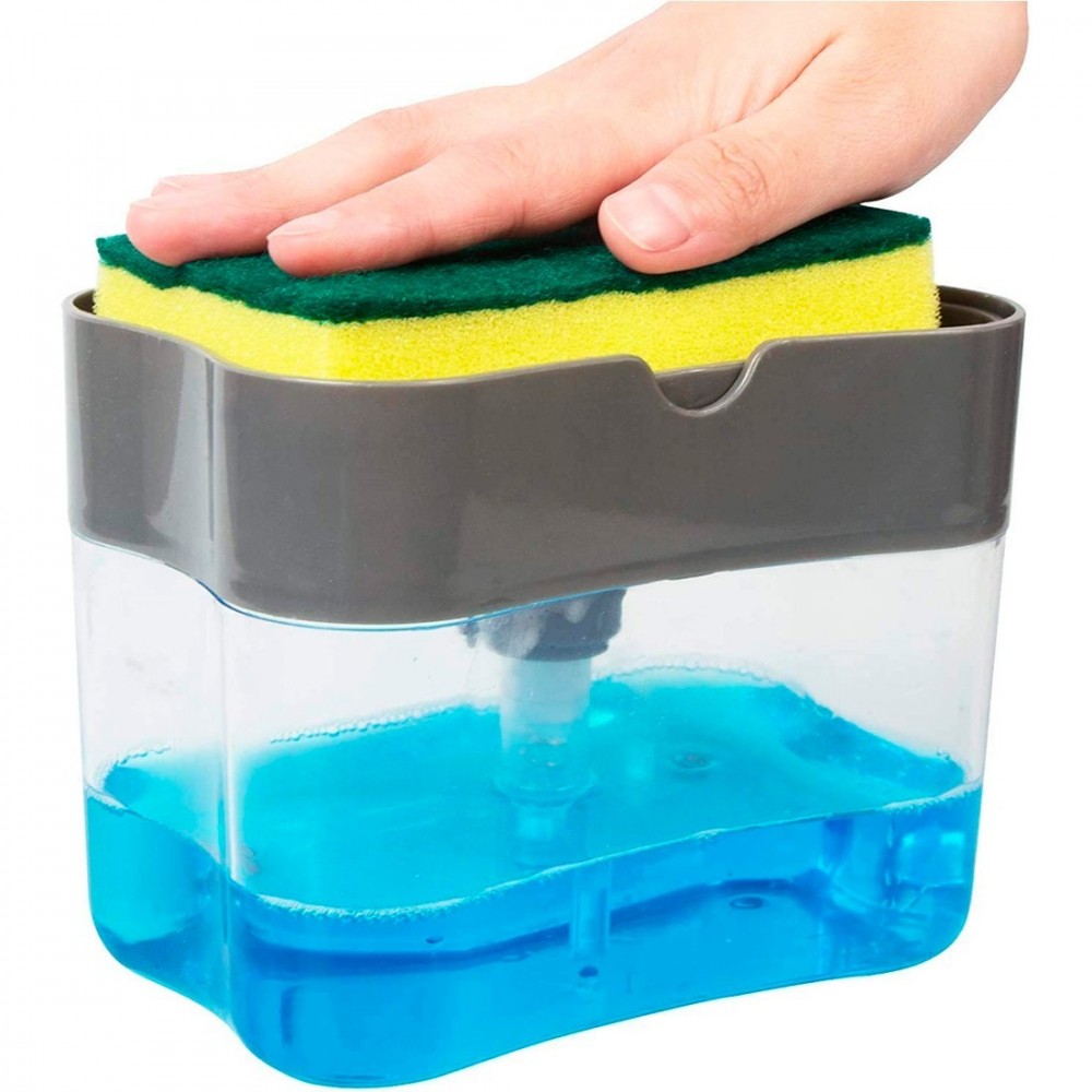 Distributeur de détergent à vaisselle 2 en 1...