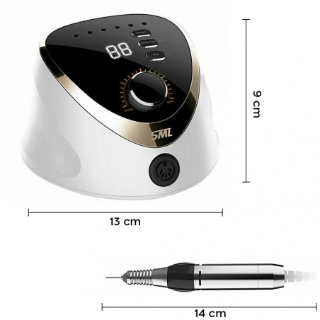 Perceuse à ongles SML 020139 Perceuse perceuse 35000 tours avec affichage LED