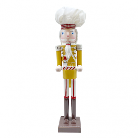 Casse-Noisette Soldat Chef 50cm 433045 Décorations de Noël avec maison