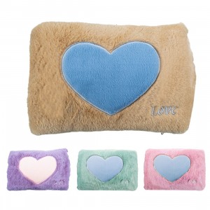 Bouillotte électrique avec poche peluche coeur 439005...