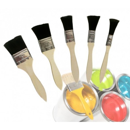 Set 5 pinceaux universels - pour peindre ou vernir - 79303