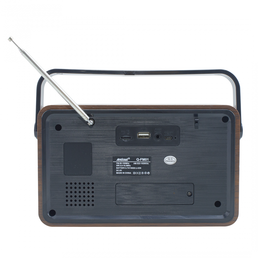 Radio FM rétro sans fil Q-FM01 haut-parleur...