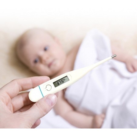 Thermomètre digital avec écran LCD + étui pour un transport commode - Optimal pour les bébés CONFORT AID Thermomètre digital avec écran LCD + étui pour un transport commode - Optimal pour les bébés CONFORT AID