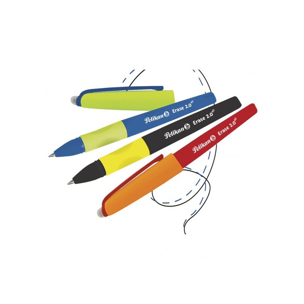 Pack 12pcs stylo effaçable 2.0 PELIKAN Roller...