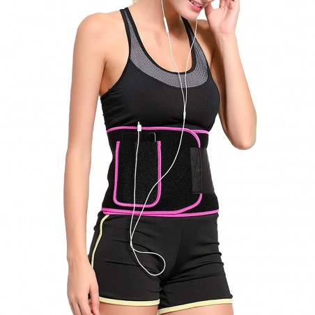 Bande Abdominale Réglable Amincissant Brûler Graisse Téléphone Poche