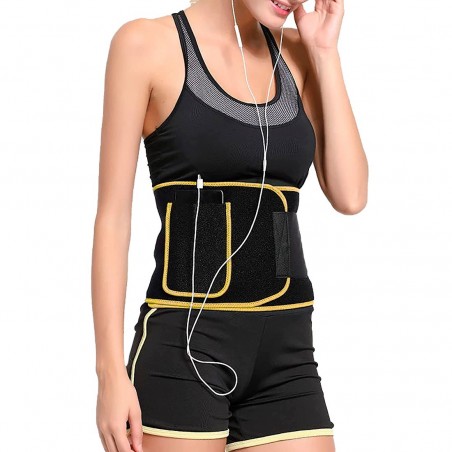 Bande Abdominale Réglable Amincissant Brûler Graisse Téléphone Poche