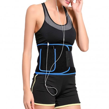 Bande Abdominale Réglable Amincissant Brûler Graisse Téléphone Poche