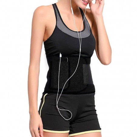 Bande Abdominale Réglable Amincissant Brûler Graisse Téléphone Poche