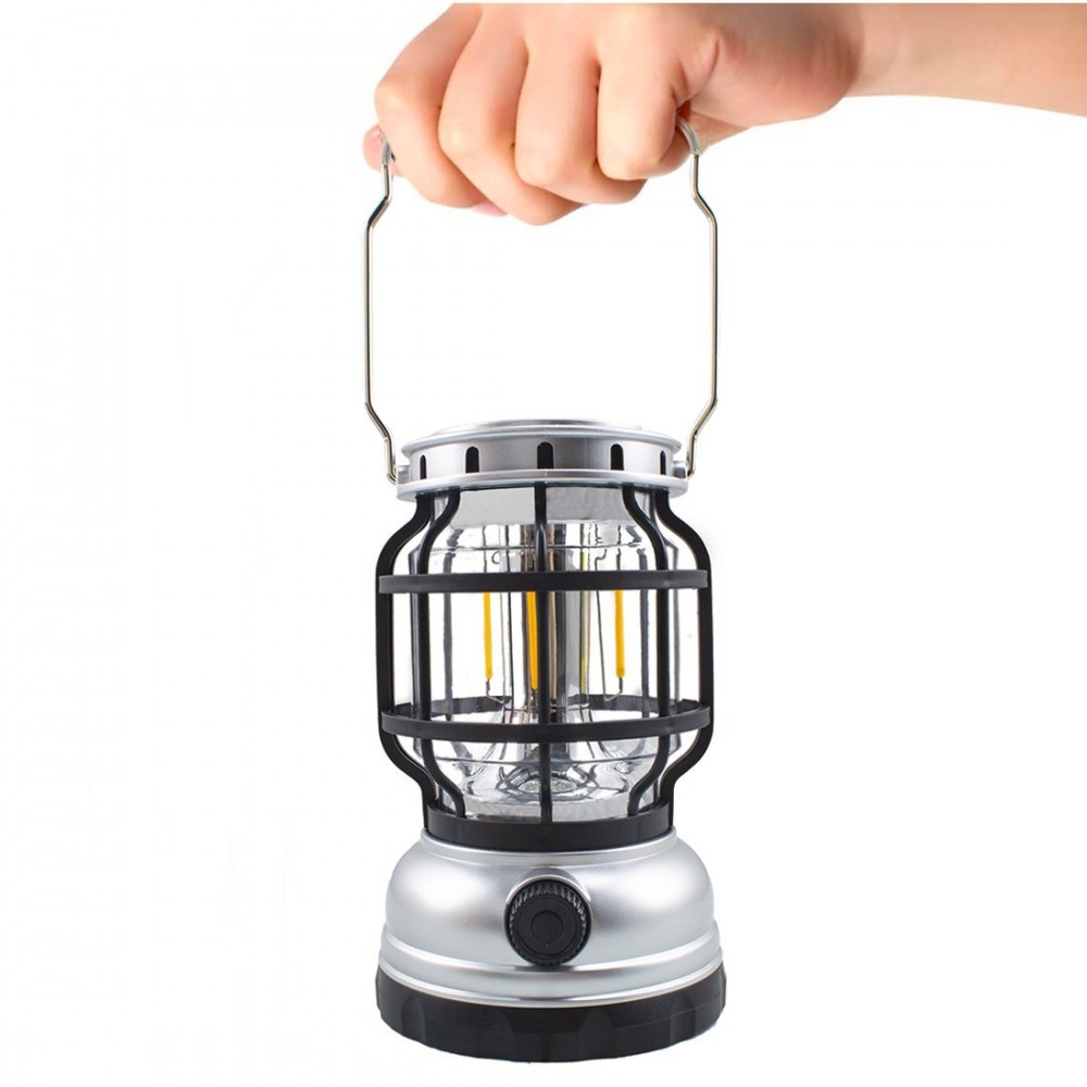 Lanterne camping ZJ-199OT Charge solaire câble...