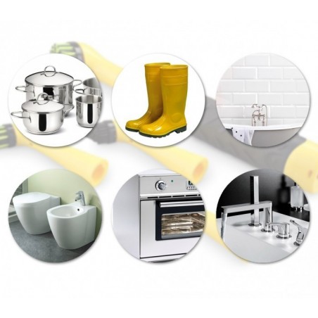 Lot de 4 brosses avec batterie - poignée ergonomique