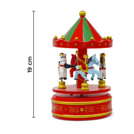 Carillon mobile Noël en bois 433049 ornement avec mouvement avec corde musicale