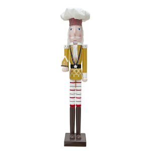 Casse-Noisette Chef Soldat 120cm 433059 Décorations de Noël avec Maison