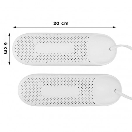 Le sèche-chaussures électrique 212157 élimine les odeurs et chauffe les pieds