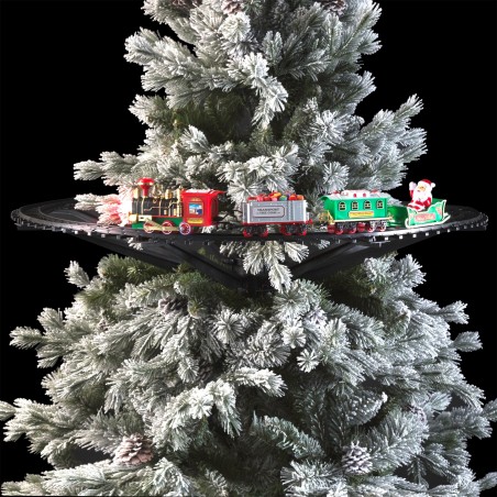 Train de Noël pour le centre arbre de Noël 258051 Diamètre 89 cm 33 pièces