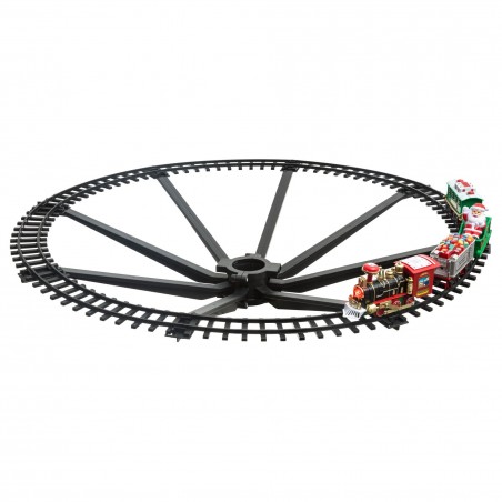 Train de Noël pour le centre arbre de Noël 258051 Diamètre 89 cm 33 pièces