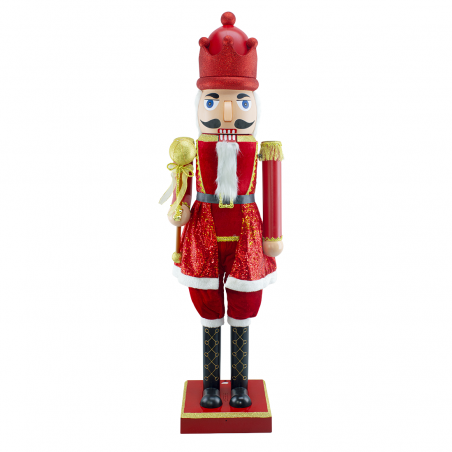 Casse-noisette géant soldat 392005 160 cm musique et mouvement bois et plastique