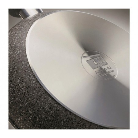 Poele - Diamétre de 24 cm - deux poignées antiadhésives et revêtement pierre - Accademia Mugnano