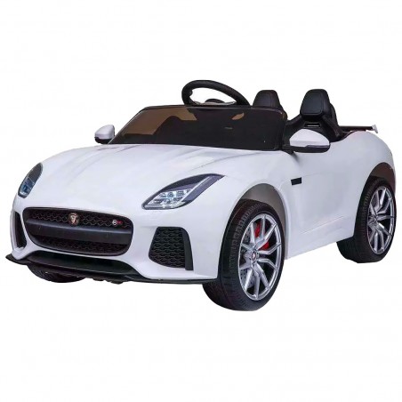 LT894 Voiture électrique Jaguar pour enfants siège en cuir F-Type 12V MP3