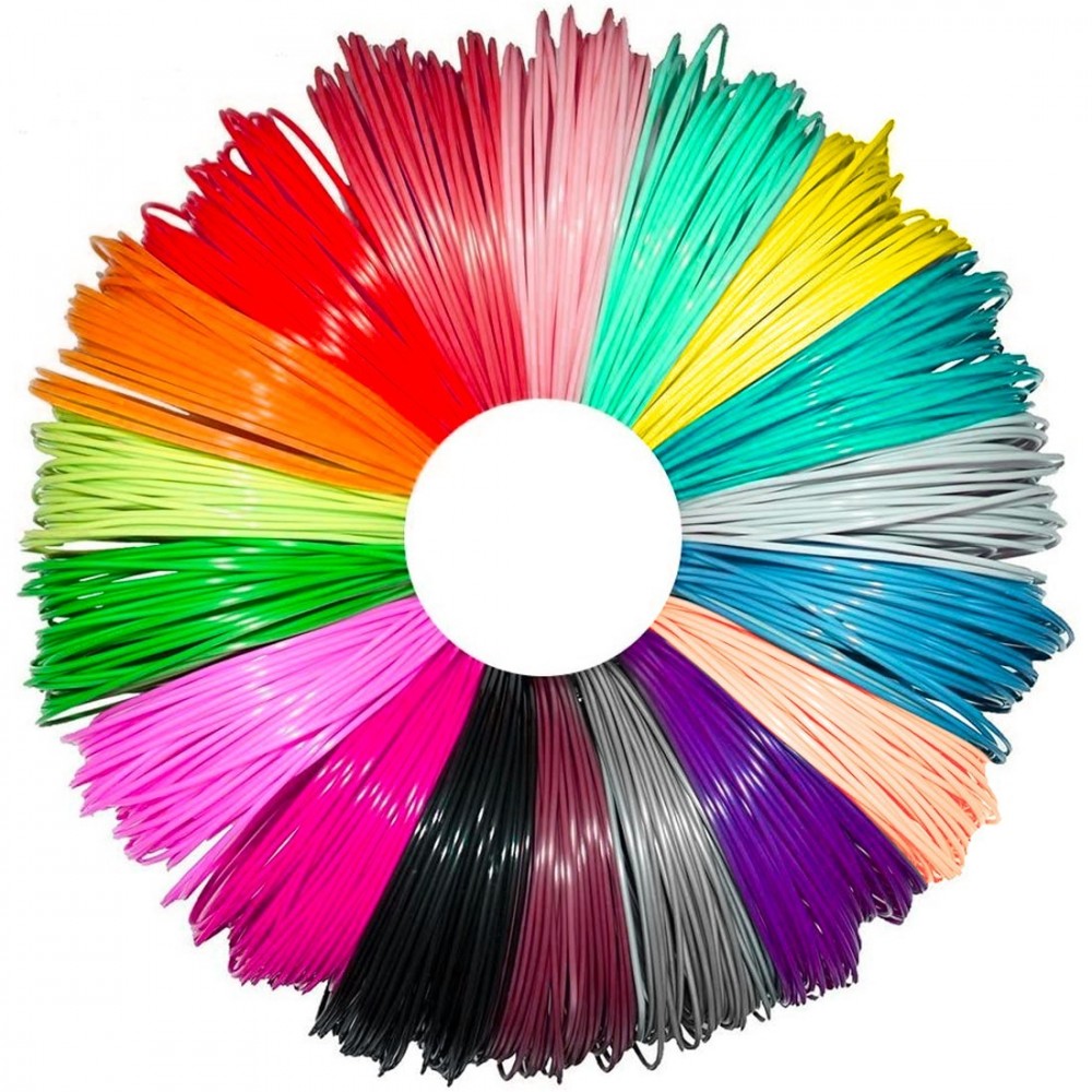 Filament Stylo 3D, 25 Couleurs+5 Couleurs Gratuites 1,75MM