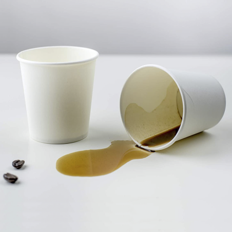 Pack de 1000 gobelets à café jetables biodégradables colorés 75ml