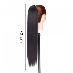 Rallonge cheveux raides noir avec clip MARILIA faux... 2