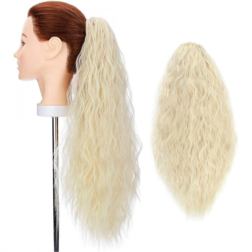 Rallonge cheveux bouclés blonds à clip CAROL...