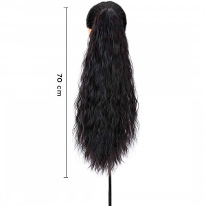 JACY extension de cheveux noirs bouclés avec clip faux... 2