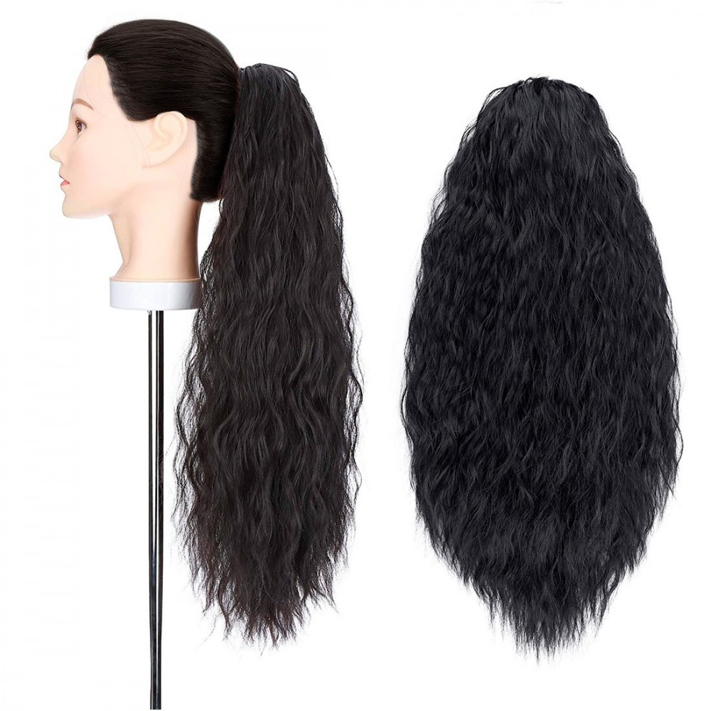 JACY extension de cheveux noirs bouclés avec...