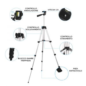 Trépied réglable 34 à 102 cm Trépied universel pour... 2
