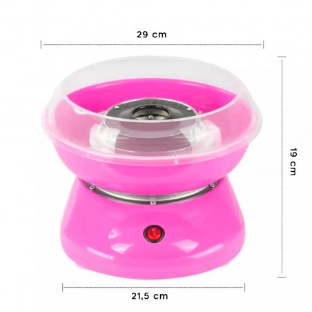 Machine à barbe à papa électrique 500 W barbe à papa rose