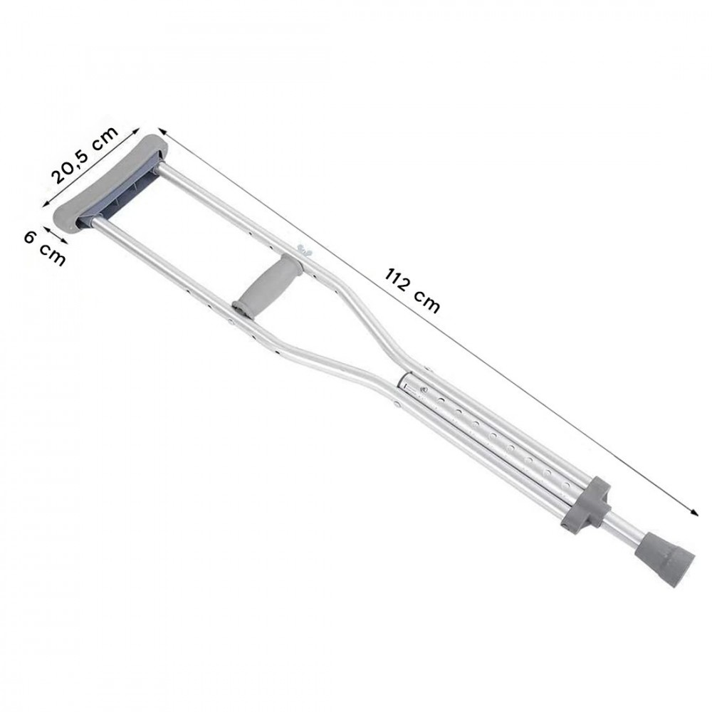 Paire de béquilles orthopédiques axillaires...