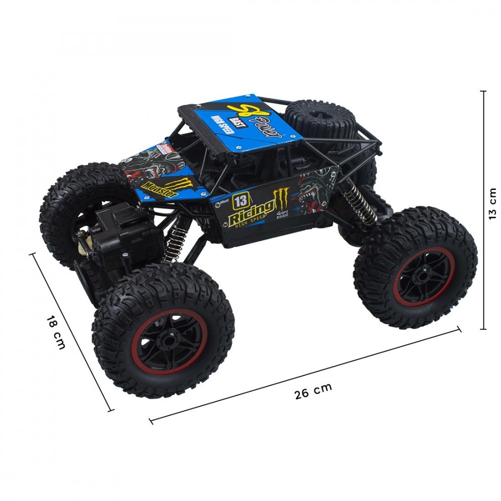 ROCK CRAWLER Voiture RC à l'échelle 1:14 Modèle à 4 roues motrices